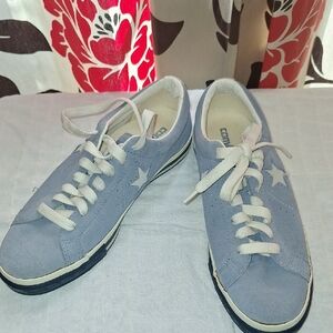 Converse Sky Blue Star Athletic Shoes